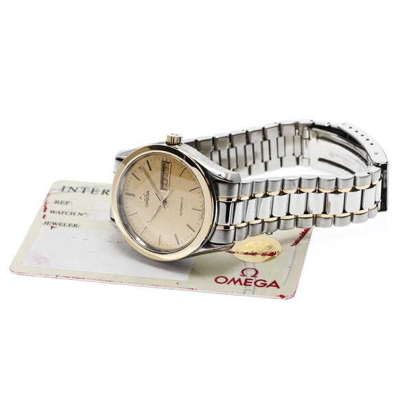 OMEGA Classic 5120.10 Day Date YG2 tone gold Dial Automatic Men's Watch_870893 - Picture 1 of 7